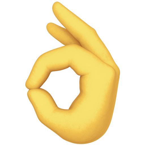 OK Hand as drawn by Twitter Emoji Stickers in 13.1