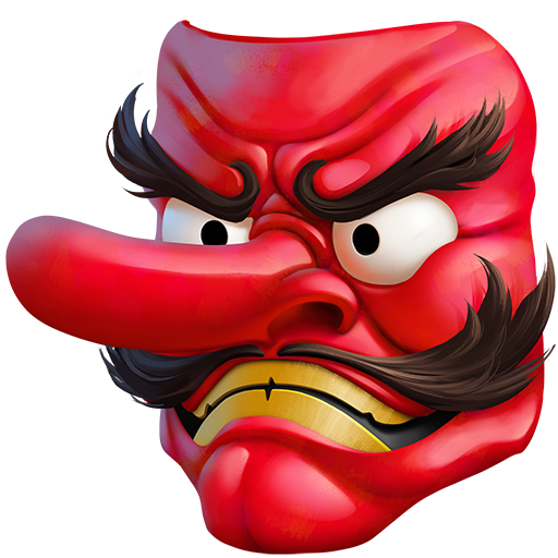 عفريت as rendered by Twitter Emoji Stickers