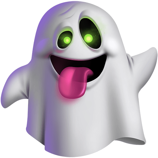 fantasma as rendered by Twitter Emoji Stickers