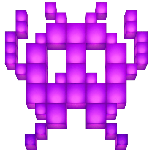 mostro alieno as rendered by Twitter Emoji Stickers