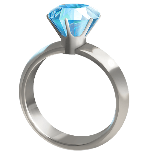 ring as rendered by Twitter Emoji Stickers