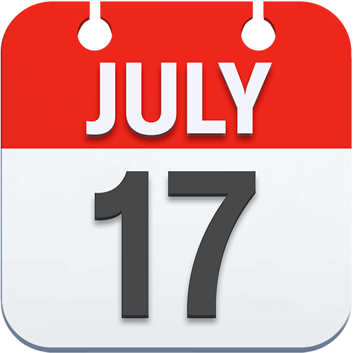 calendar as rendered by Twitter Emoji Stickers