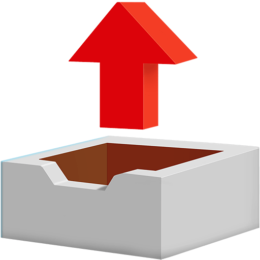 outbox tray as rendered by Twitter Emoji Stickers