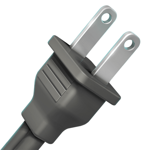 Netzstecker as rendered by Twitter Emoji Stickers