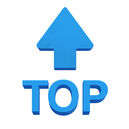 freccia TOP as rendered by Twitter Emoji Stickers