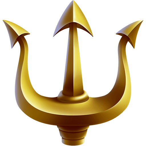tridente as rendered by Twitter Emoji Stickers
