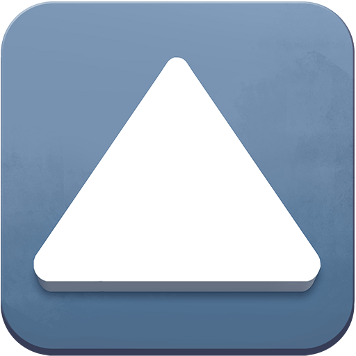 upwards button as rendered by Twitter Emoji Stickers