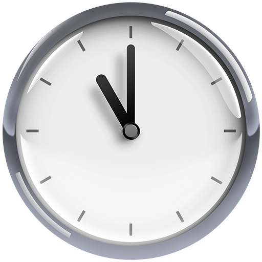 eleven o’clock as rendered by Twitter Emoji Stickers