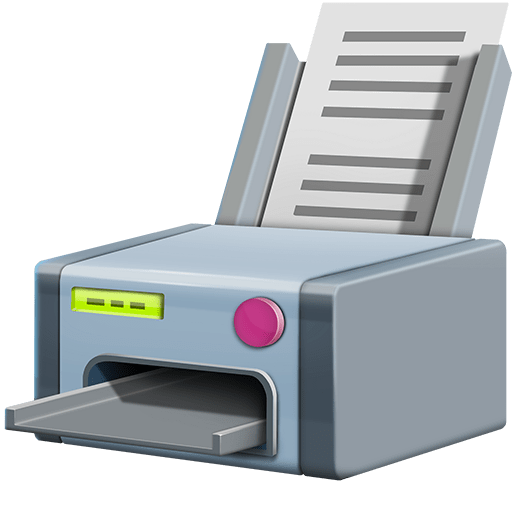 printer as rendered by Twitter Emoji Stickers
