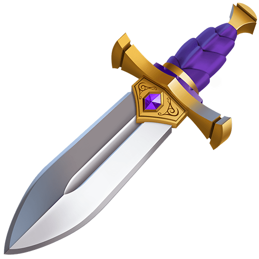 dagger as rendered by Twitter Emoji Stickers