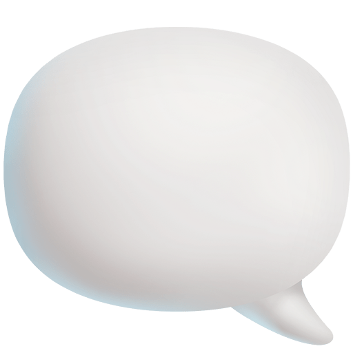 فقاعة كلام يسرى as rendered by Twitter Emoji Stickers