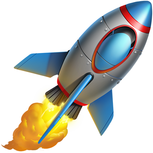 火箭 as rendered by Twitter Emoji Stickers