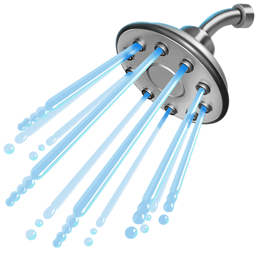 shower as rendered by Twitter Emoji Stickers