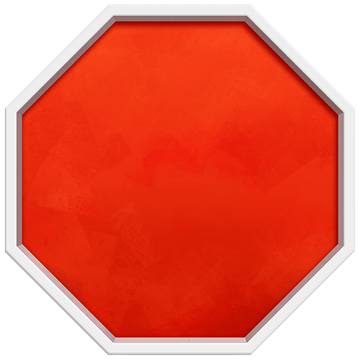 stop sign as rendered by Twitter Emoji Stickers