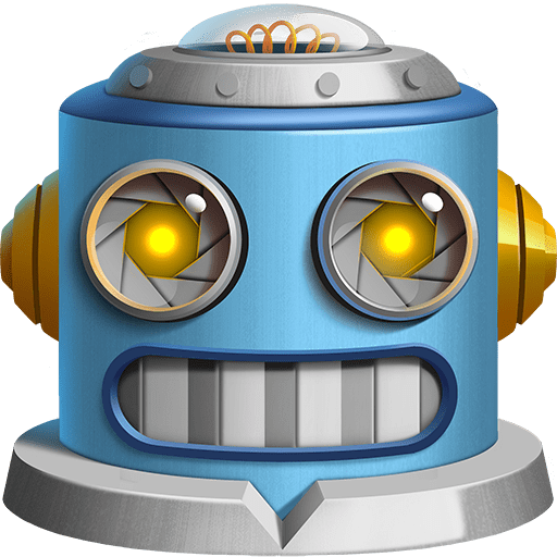 robot as rendered by Twitter Emoji Stickers