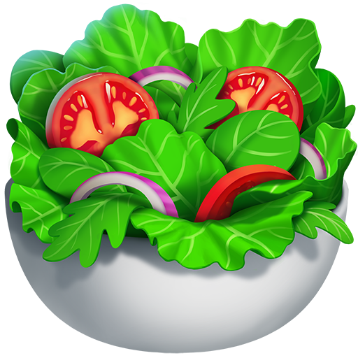 green salad as rendered by Twitter Emoji Stickers