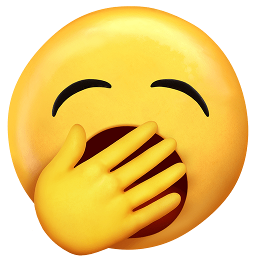 ํํํ๋ ์ผ๊ตด as rendered by Twitter Emoji Stickers