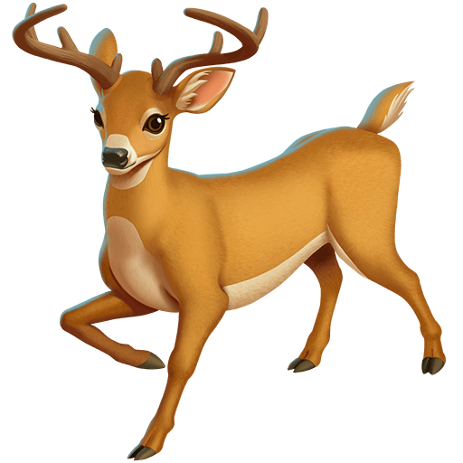 deer as rendered by Twitter Emoji Stickers