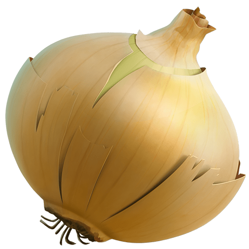 onion as rendered by Twitter Emoji Stickers