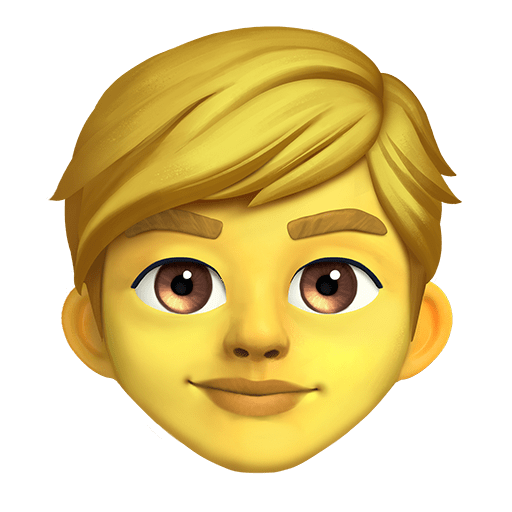 child as rendered by Twitter Emoji Stickers