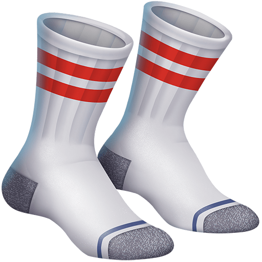 calzini as rendered by Twitter Emoji Stickers