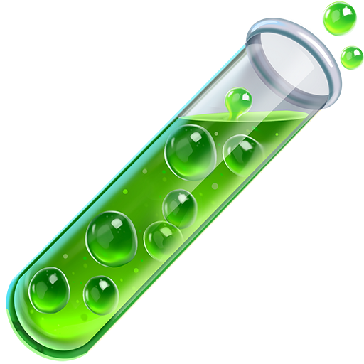 test tube as rendered by Twitter Emoji Stickers