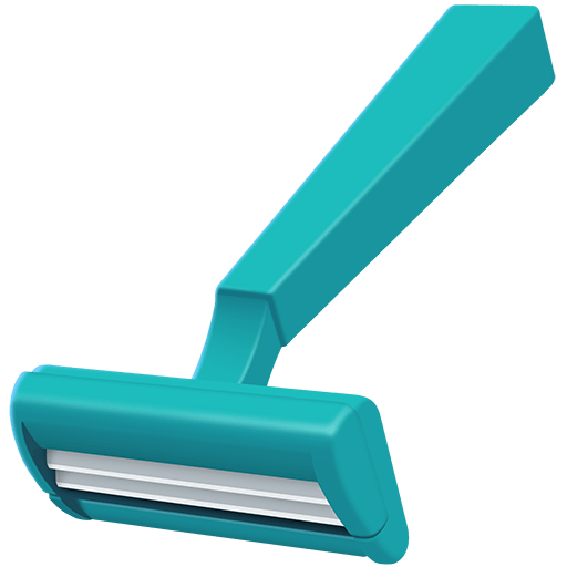 razor as rendered by Twitter Emoji Stickers