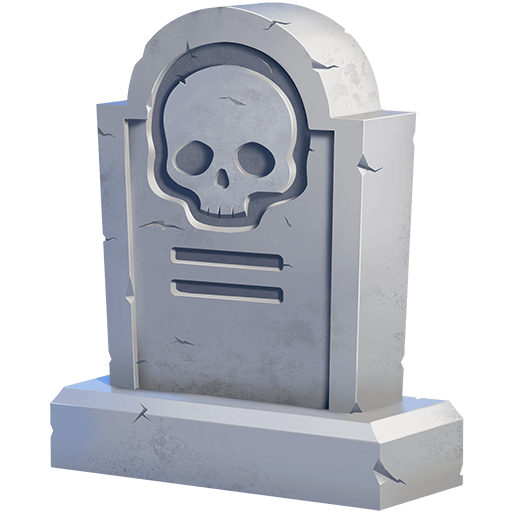 headstone as rendered by Twitter Emoji Stickers