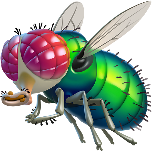 fly as rendered by Twitter Emoji Stickers