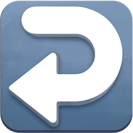 right arrow curving left as rendered by Twitter Emoji Stickers