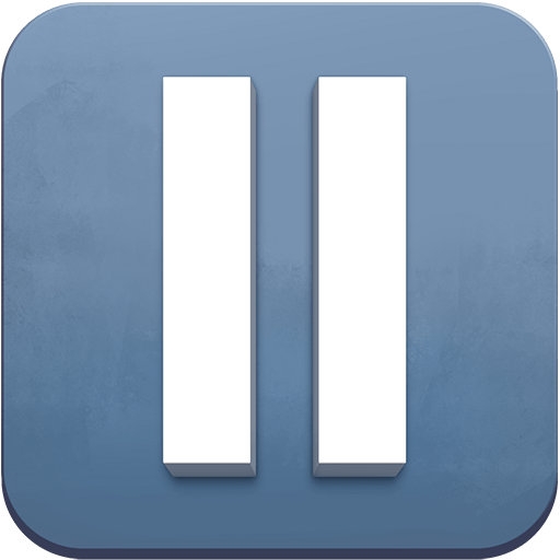 bouton pause as rendered by Twitter Emoji Stickers