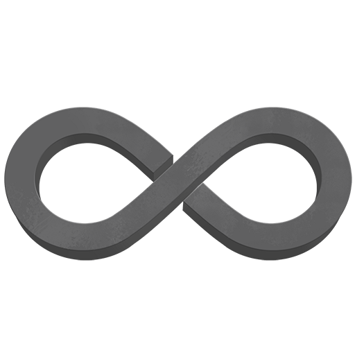 infinito as rendered by Twitter Emoji Stickers