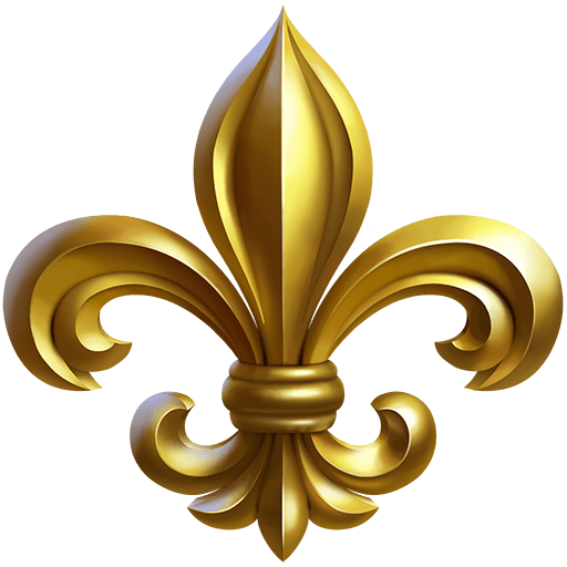 fleur-de-lis as rendered by Twitter Emoji Stickers