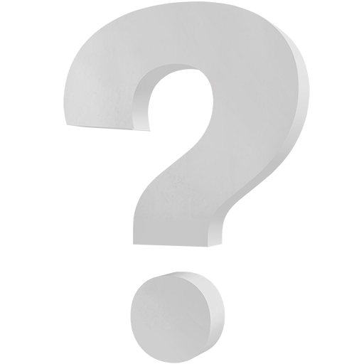 white question mark as rendered by Twitter Emoji Stickers