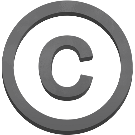 copyright as rendered by Twitter Emoji Stickers