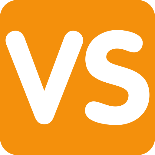 VS button as rendered by Twitter / X