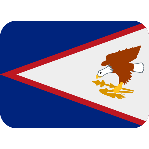 flag: American Samoa as rendered by Twitter / X