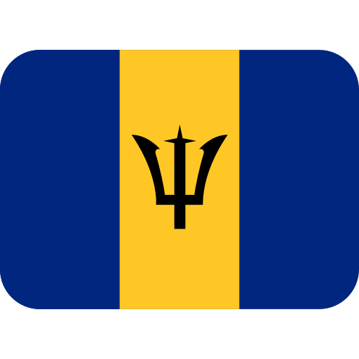 flag: Barbados as rendered by Twitter / X