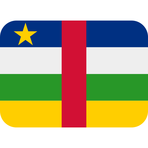 flag: Central African Republic as rendered by Twitter / X