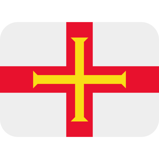 flag: Guernsey as rendered by Twitter / X