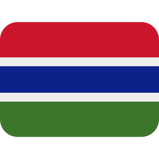 flag: Gambia as rendered by Twitter / X