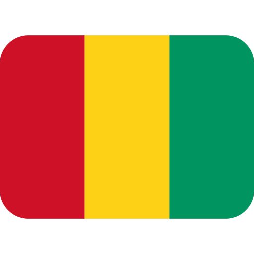 flag: Guinea as rendered by Twitter / X