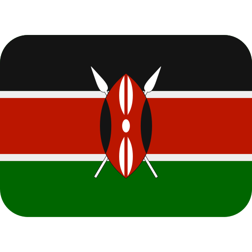 flag: Kenya as rendered by Twitter / X