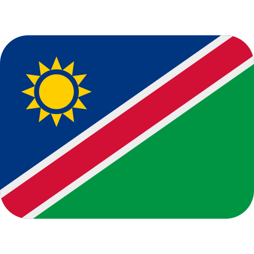 flag: Namibia as rendered by Twitter / X