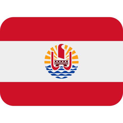 flag: French Polynesia as rendered by Twitter / X