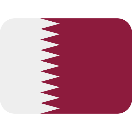 flag: Qatar as rendered by Twitter / X