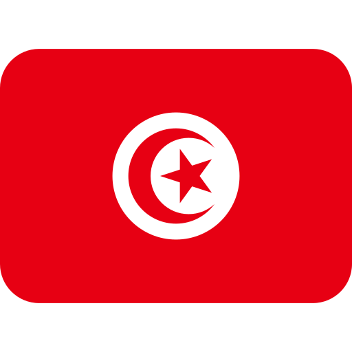 flag: Tunisia as rendered by Twitter / X