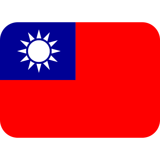 flag: Taiwan as rendered by Twitter / X