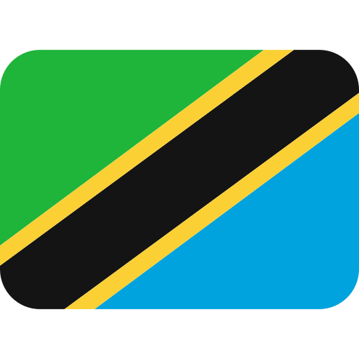 flag: Tanzania as rendered by Twitter / X