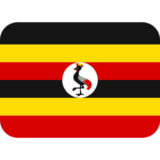 flag: Uganda as rendered by Twitter / X
